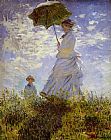 The Woman With The Parasol by Claude Monet